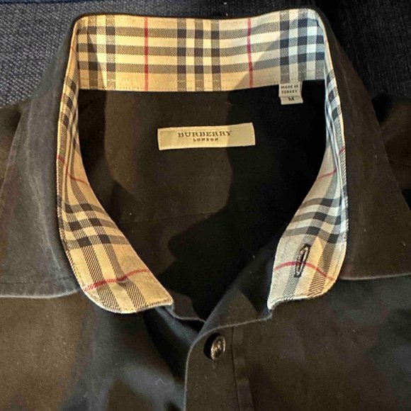 Burberry - Sherwood Monogram Motif Slim Fit Stretch Poplin Button-Up Shirt - Picture 2 of 3